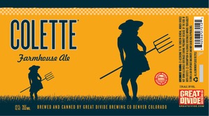 Great Divide Brewing Company Colette Farmhouse Ale October 2014