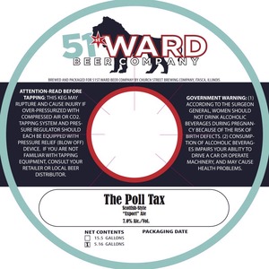 51st Ward The Poll Tax November 2014