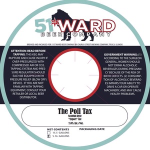 51st Ward The Poll Tax