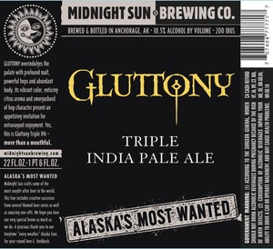 Midnight Sun Brewing Company Gluttony October 2014