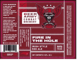 Beer Army Combat Brewery Fire In The Hole October 2014