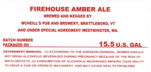Mcneill's Pub And Brewery Firehouse Amber