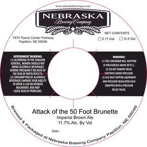 Nebraska Brewing Company Attack Of The 50 Foot Brunette