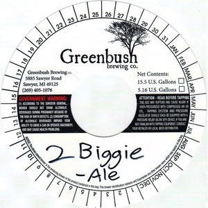 Greenbush Brewing Co. 2 Biggie October 2014