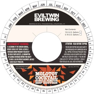 Evil Twin Brewing Molotov Cocktail Single Simcoe Hop