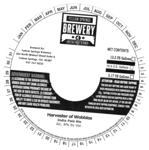 Yellow Springs Brewery Harvester Of Wobbles