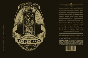 Sierra Nevada Barrel-aged Torpedo Extra IPA October 2014