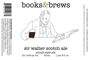 Books & Brews Sir Walter Scotch