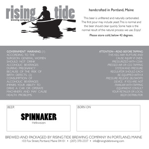 Rising Tide Brewing Company Spinnaker