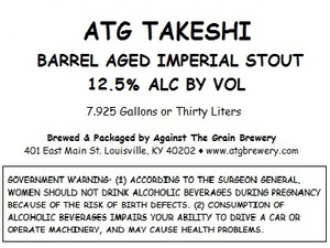 Against The Grain Brewery Atg Takeshi