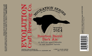 Evolution Craft Brewing Company Bourbon Barrel Dark Ale