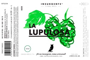 Insurgente La Lupulosa October 2014