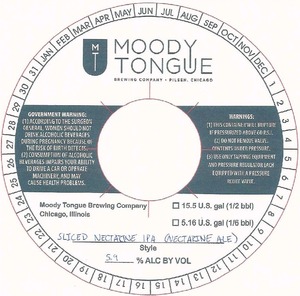 Moody Tongue Sliced Nectarine IPA