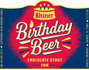Shiner Birthday Beer October 2014