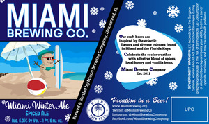 Miami Winter Ale October 2014