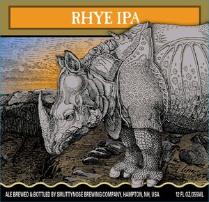 Smuttynose Brewing Co. Rhye IPA October 2014