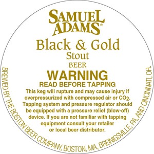 Samuel Adams Black & Gold Stout October 2014