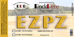 Rockpere Brewing Company, LLC Ezpz November 2014