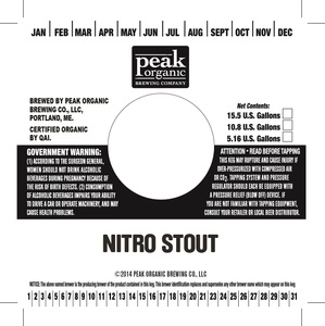 Peak Organic Nitro Stout