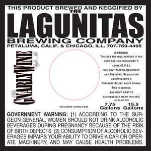 The Lagunitas Brewing Company Olde Gnarlywine Style November 2014