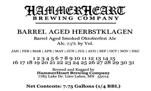 Barrel Aged Herbstklagen October 2014