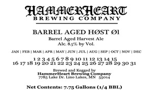 Barrel Aged HØst Øl October 2014