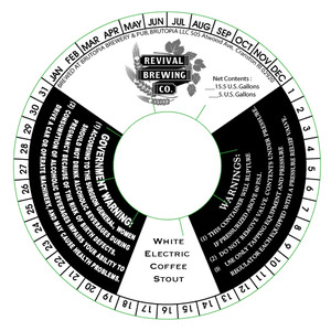 Revival Brewing Co. White Electric Coffee Stout