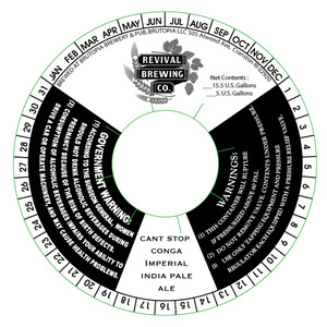 Revival Brewing Co. Conga Can't Stop
