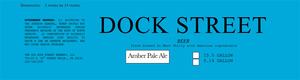 Dock Street Amber Pale Ale October 2014