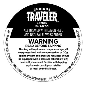 Curious Traveler Lemon Shandy October 2014