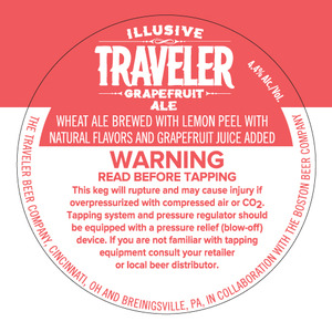 Illusive Traveler Grapefruit Ale November 2014