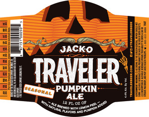 Jack-o Traveler Pumpkin Ale November 2014