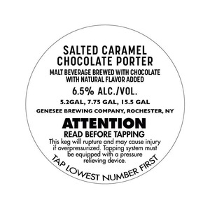 Genesee Brewing Company Salted Caramel Chocolate Porter