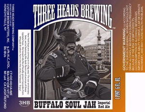 Three Heads Brewing Buffalo Soul Jah November 2014