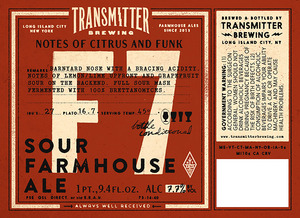 Transmitter Brewing F7 November 2014