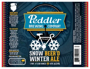 Peddler Brewing Company Snow Beer'd Winter Ale November 2014
