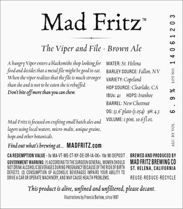 Mad Fritz The Viper And File November 2014