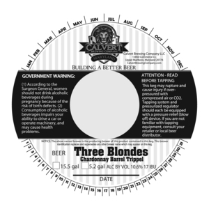 Calvert Brewing Company Three Blondes November 2014