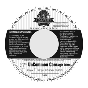 Calvert Brewing Company Uncommon Core