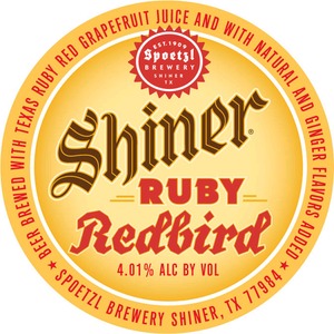 Shiner Ruby Redbird November 2014