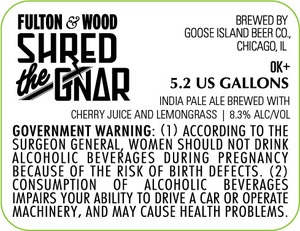 Goose Island Beer Co. Shred The Gnar