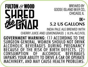 Goose Island Beer Co. Shred The Gnar November 2014