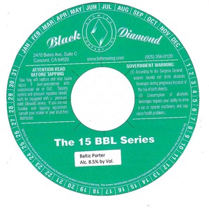 Black Diamond Brewing Company Baltic Porter