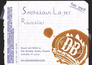 Devils Backbone Brewing Company Smokehaus Lager November 2014