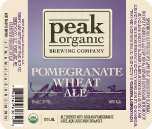 Peak Organic Pomegranate November 2014