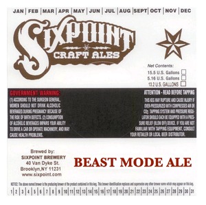 Sixpoint Craft Ales Beast Mode November 2014