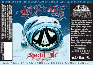 Jolly Pumpkin Artisan Ales Noel De Calabaza