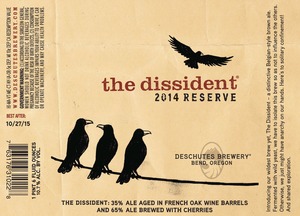 Deschutes Brewery The Dissident November 2014