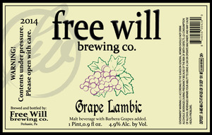 Free Will Grape Lambic