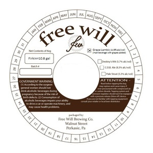 Free Will Grape Lambic